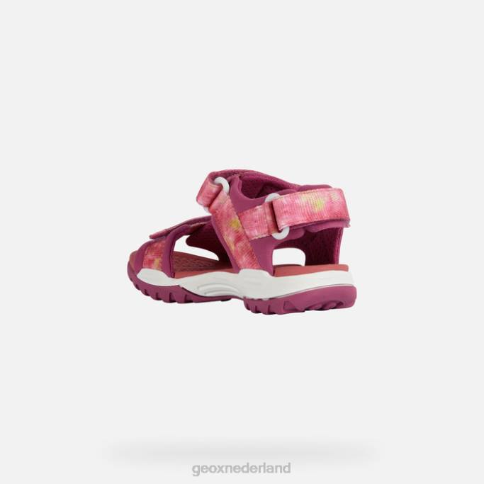 Geox Borealis meisje 282Z1080 cyclaam/licht koraal