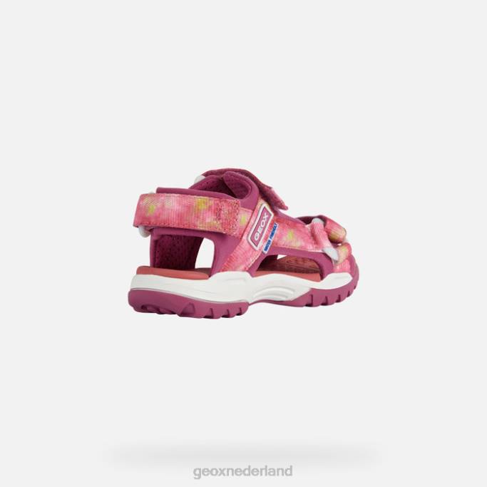 Geox Borealis meisje 282Z1080 cyclaam/licht koraal