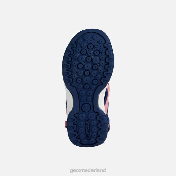 Geox Borealis meisje 282Z1885 marine/licht koraal