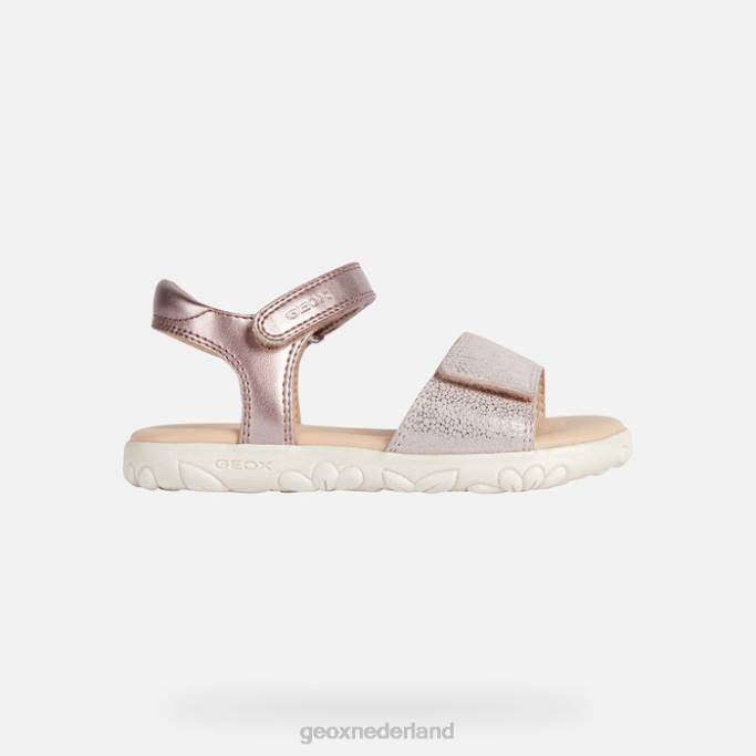 Geox sandaal Haïti meisje 282Z1058 licht roos