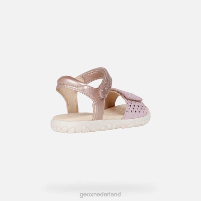 Geox sandaal Haïti meisje 282Z1059 antieke roos