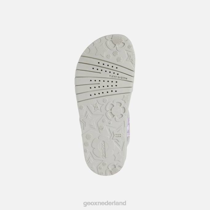 Geox sandaal costarei meisje 282Z1940 wit/roze