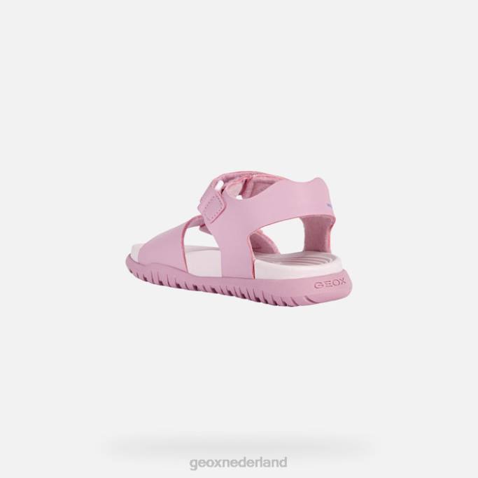 Geox sandaal fusbetto junior 282Z991 donkerroze/lichtlila