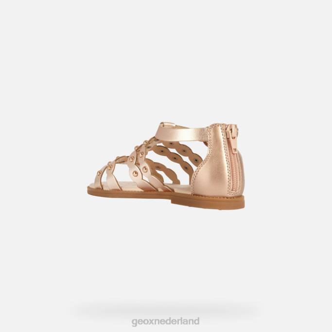 Geox sandaal karly meisje 282Z1104 koper