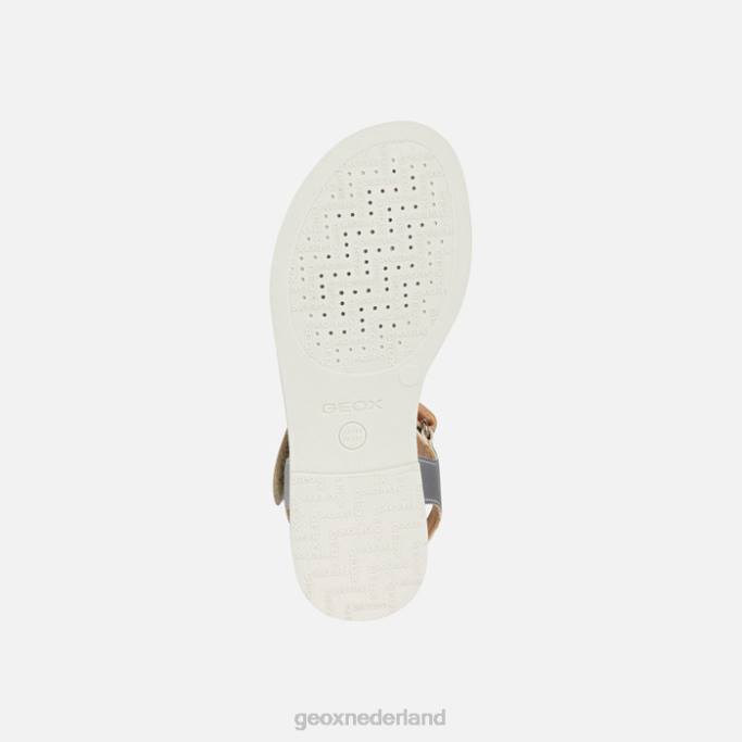 Geox sandaal karly meisje 282Z1904 zilver