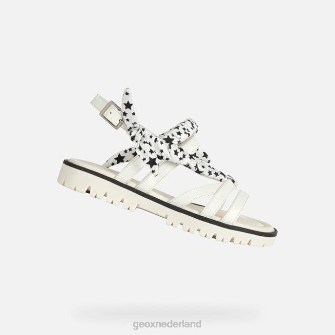Geox sandaal starblush meisje 282Z1139 wit