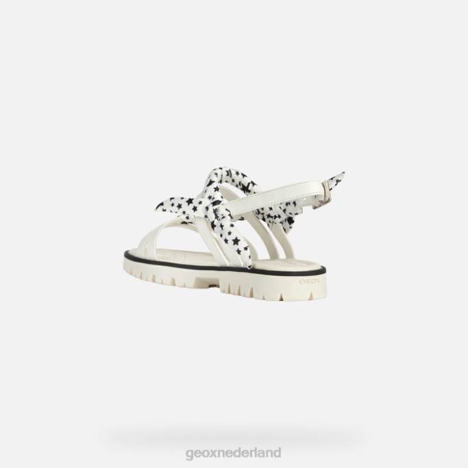 Geox sandaal starblush meisje 282Z1139 wit