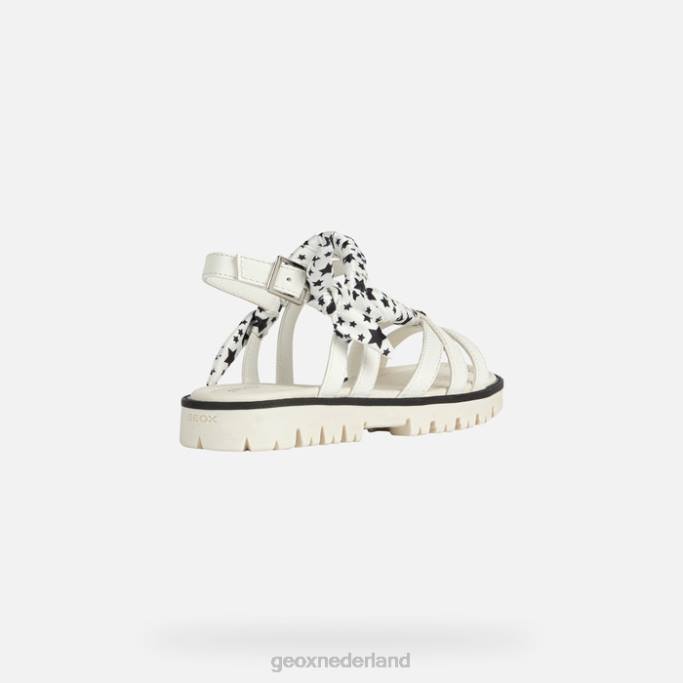 Geox sandaal starblush meisje 282Z1139 wit