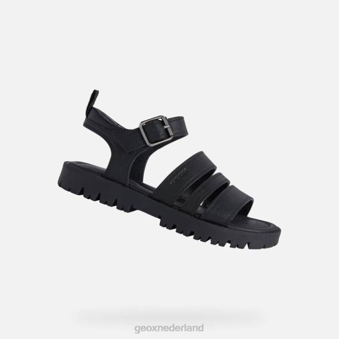 Geox sandaal starblush meisje 282Z1222 zwart