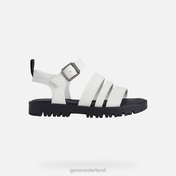 Geox sandaal starblush meisje 282Z1224 wit