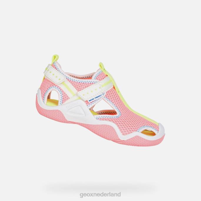 Geox waadvogel junior 282Z1047 fluo fuchsia/wit