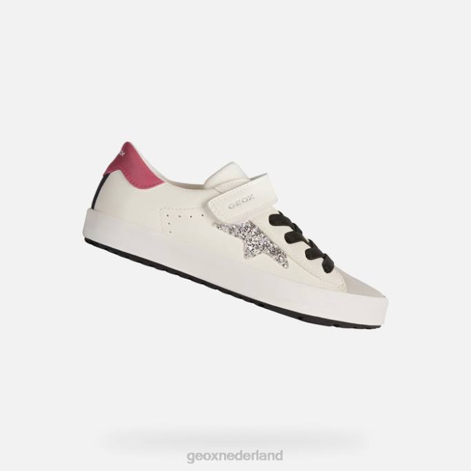Geox Kilwi meisje 282Z1864 wit/fuchsia