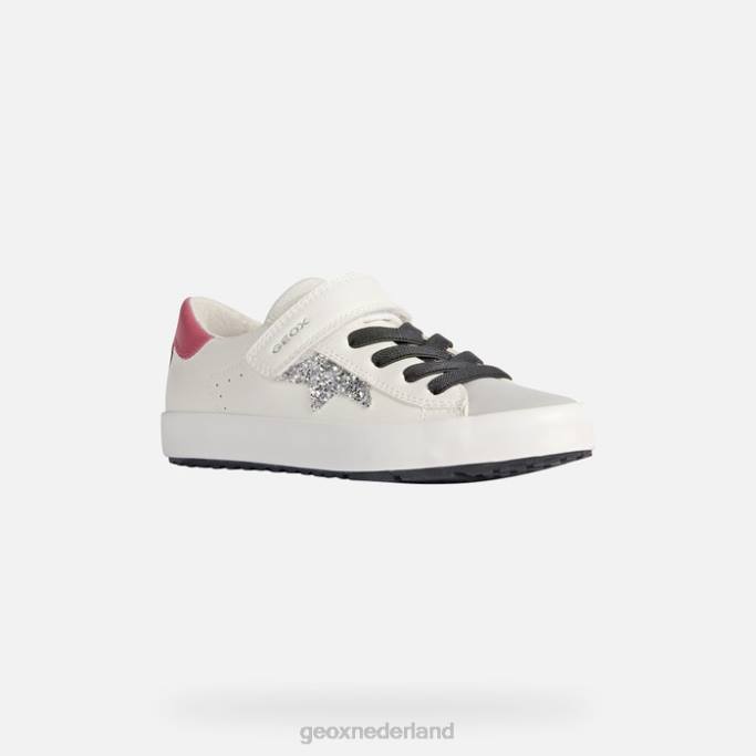 Geox Kilwi meisje 282Z1864 wit/fuchsia