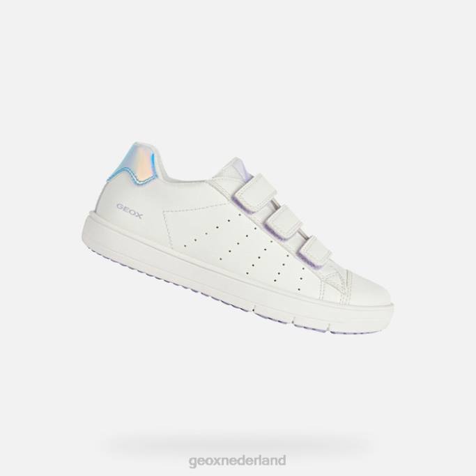 Geox Silenex meisje 282Z1878 wit/iriserend