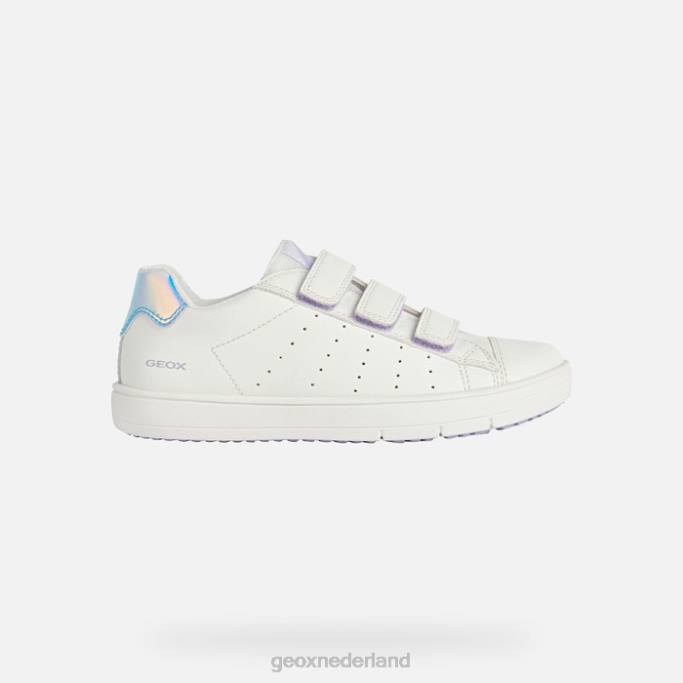 Geox Silenex meisje 282Z1878 wit/iriserend