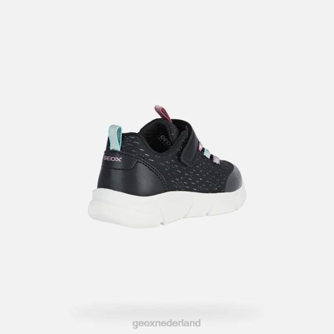 Geox aril meisje 282Z1089 zwart/veelkleurig