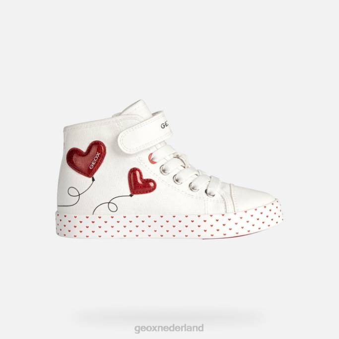 Geox ciak meisje 282Z1893 wit rood