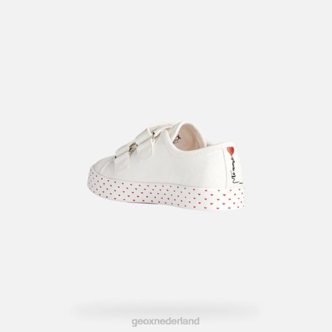 Geox ciak meisje 282Z1914 wit rood