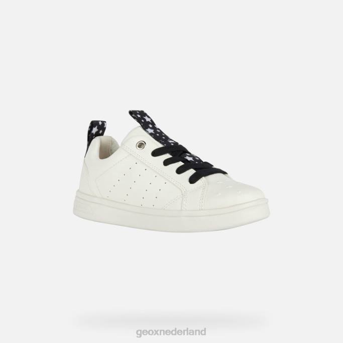 Geox djrock meisje 282Z1874 wit Zwart
