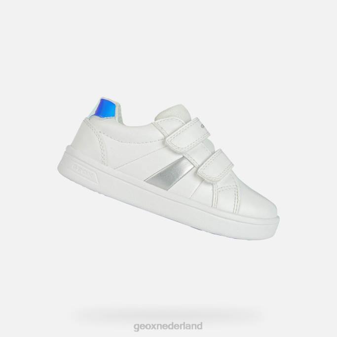 Geox djrock meisje 282Z1882 wit zilver