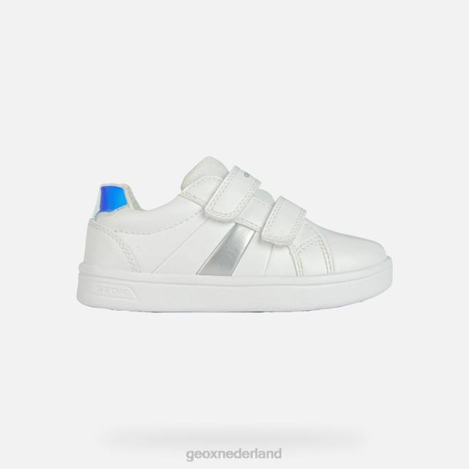 Geox djrock meisje 282Z1882 wit zilver