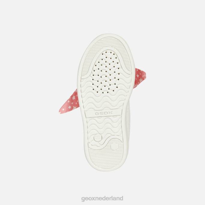 Geox djrock meisje 282Z1890 wit/licht koraal