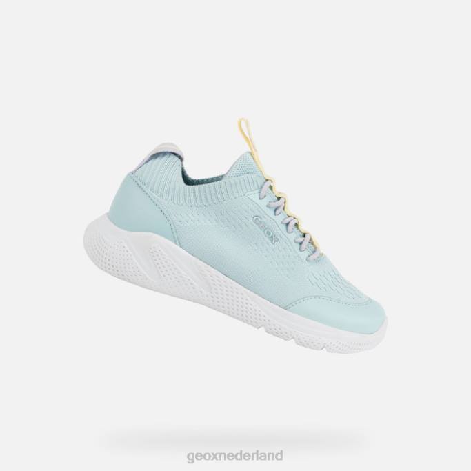 Geox sprintje junior 282Z1060 zeegroen/lt geel