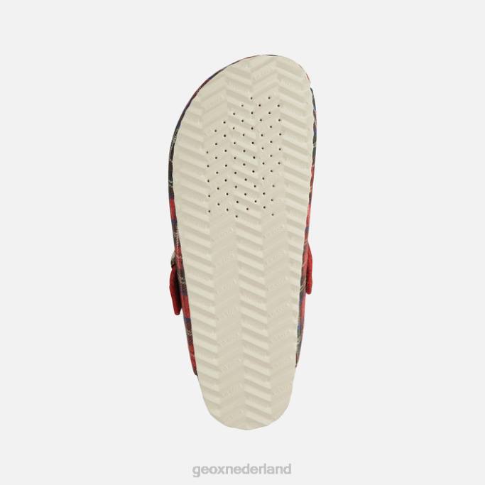 Geox brionia-vrouw 282Z112 donkerrood/rood