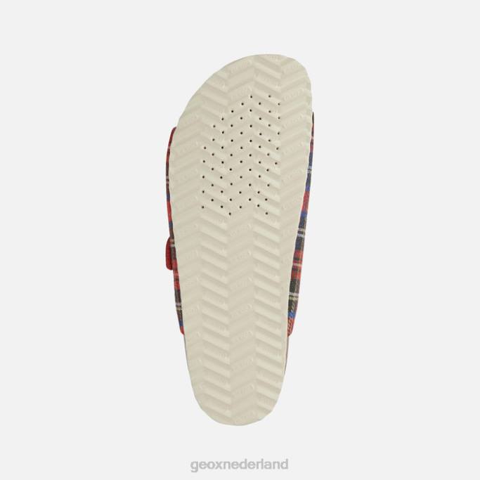 Geox brionia-vrouw 282Z61 donkerrood/rood