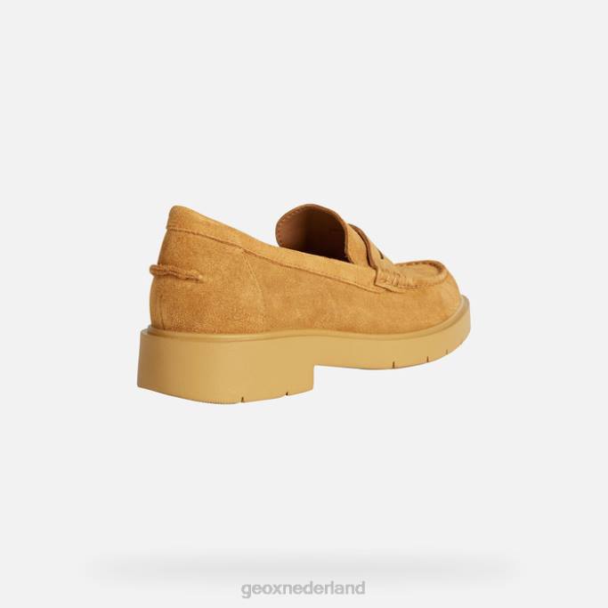 Geox spherica ec1 vrouw 282Z1665 mosterd