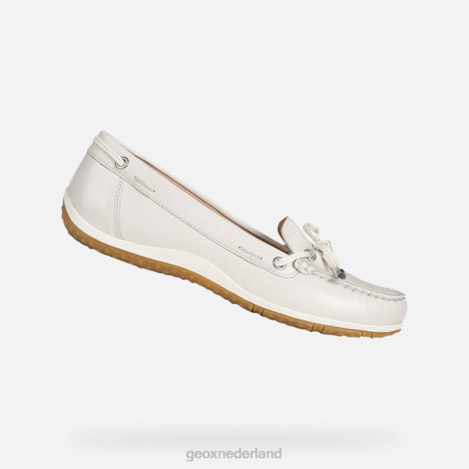 Geox vega moc vrouw 282Z64 gebroken wit