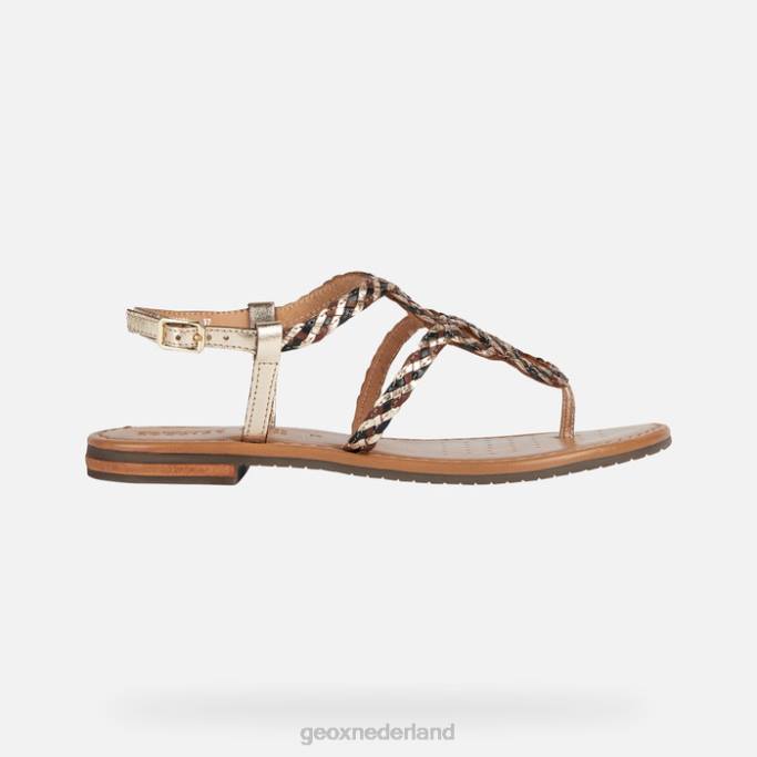 Geox Sozy's vrouw 282Z205 licht goud/zwart