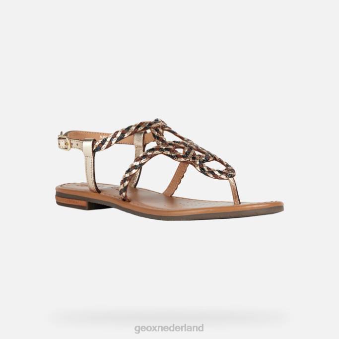 Geox Sozy's vrouw 282Z205 licht goud/zwart