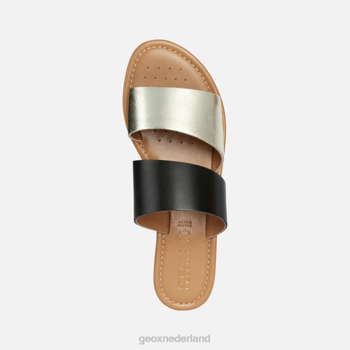 Geox Sozy's vrouw 282Z207 zwart/licht goud