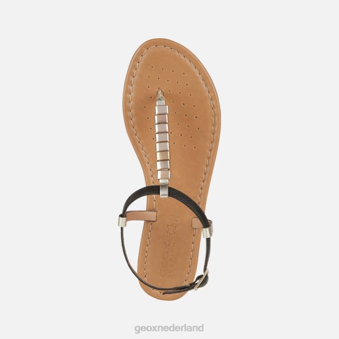 Geox Sozy's vrouw 282Z519 zwart/licht goud