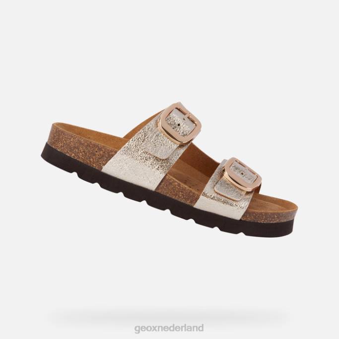 Geox brionia hoge vrouw 282Z1681 licht goud