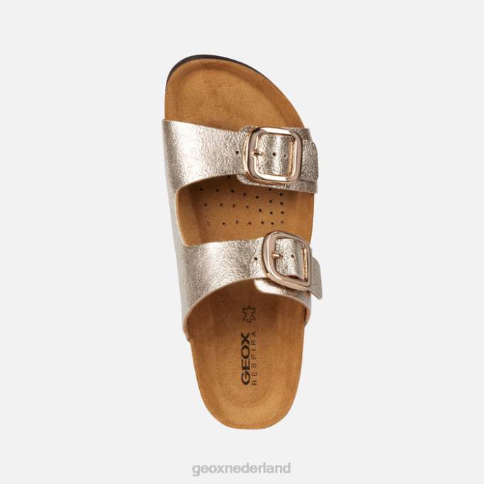 Geox brionia hoge vrouw 282Z1681 licht goud