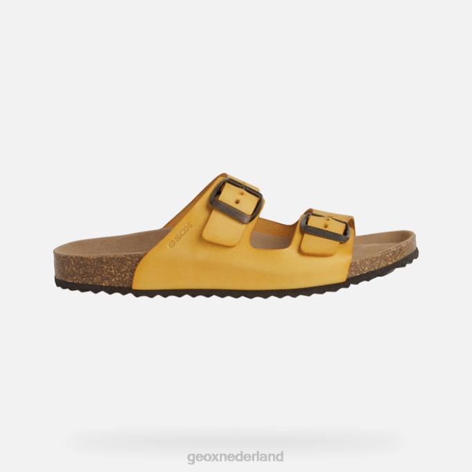 Geox brionia-vrouw 282Z563 donker geel