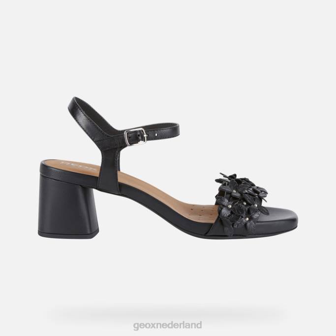 Geox genziana midden vrouw 282Z423 zwart