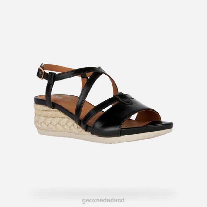 Geox ischia corda-vrouw 282Z143 zwart