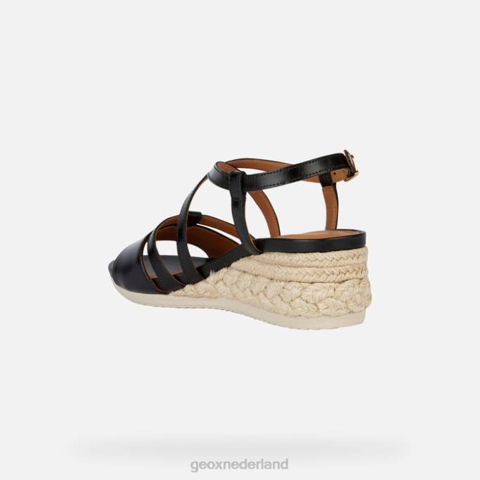 Geox ischia corda-vrouw 282Z143 zwart