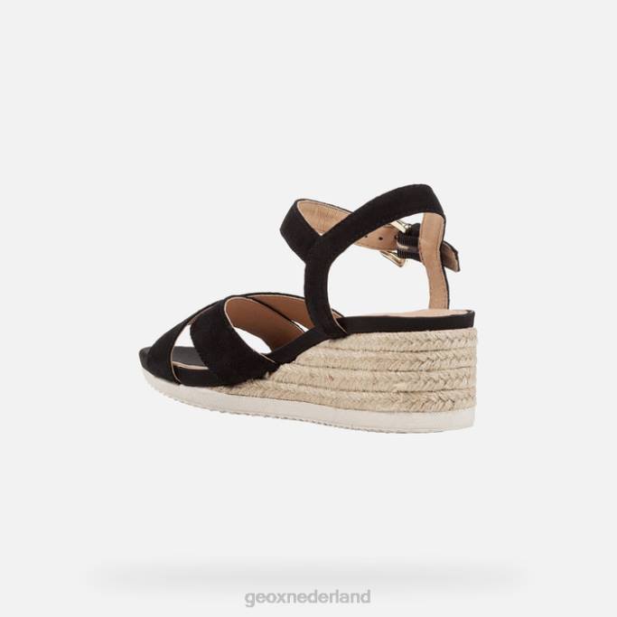 Geox ischia corda-vrouw 282Z167 zwart