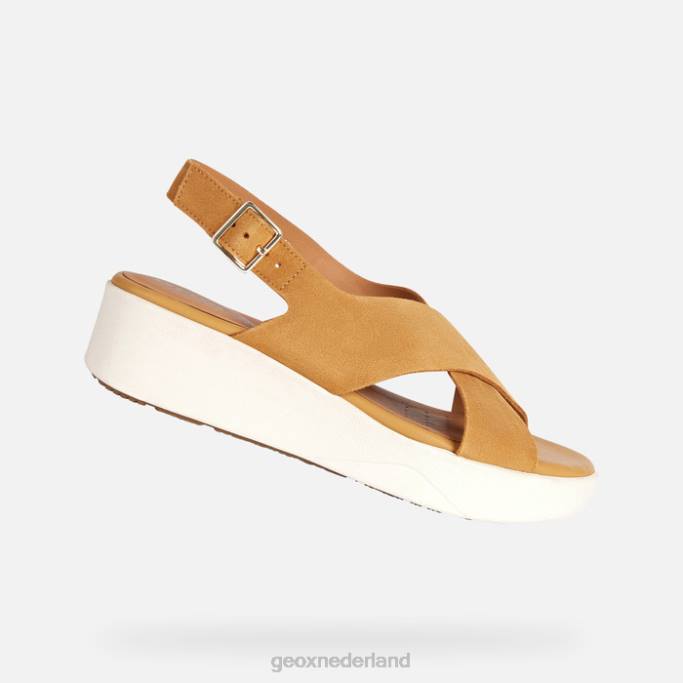 Geox laudara vrouw 282Z128 mosterd