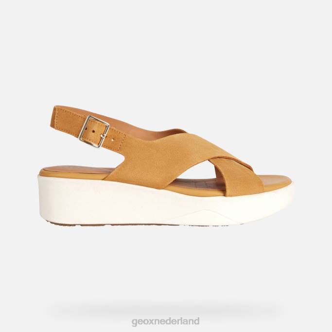 Geox laudara vrouw 282Z128 mosterd