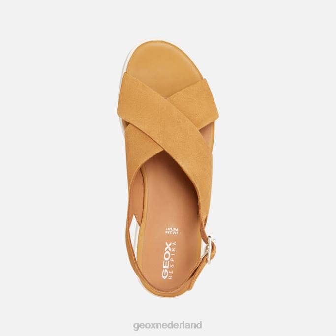 Geox laudara vrouw 282Z128 mosterd