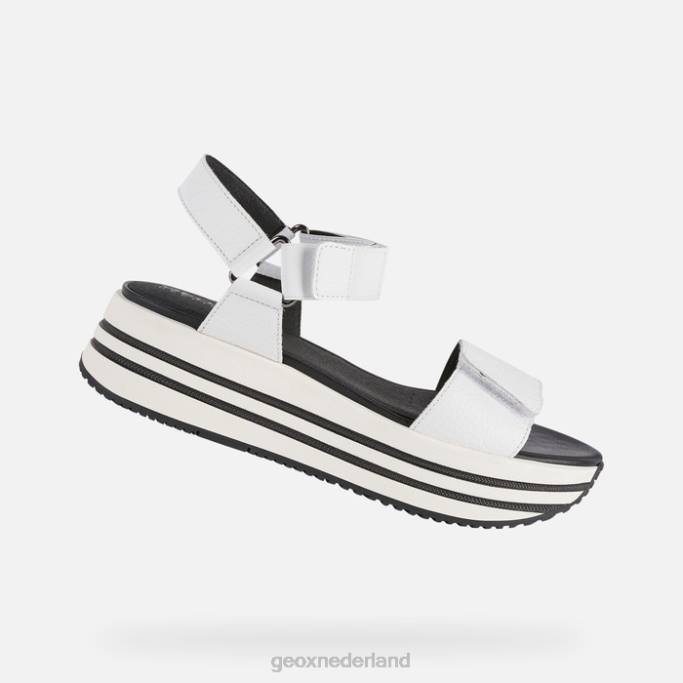 Geox sandaal kency vrouw 282Z354 wit