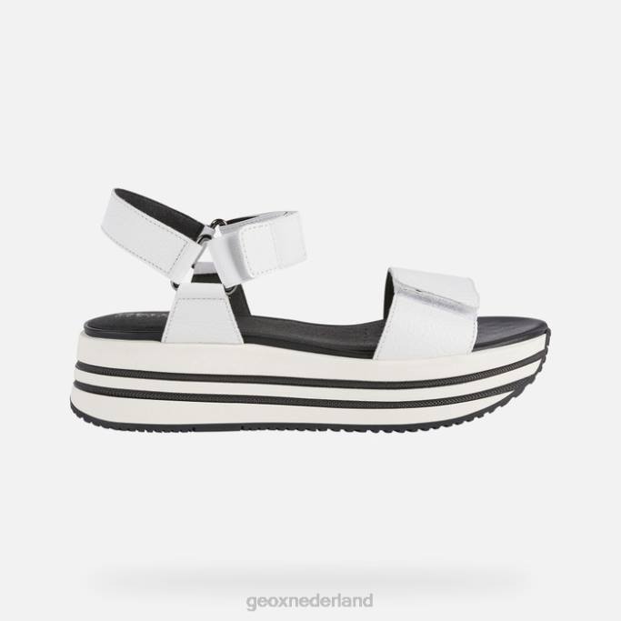 Geox sandaal kency vrouw 282Z354 wit