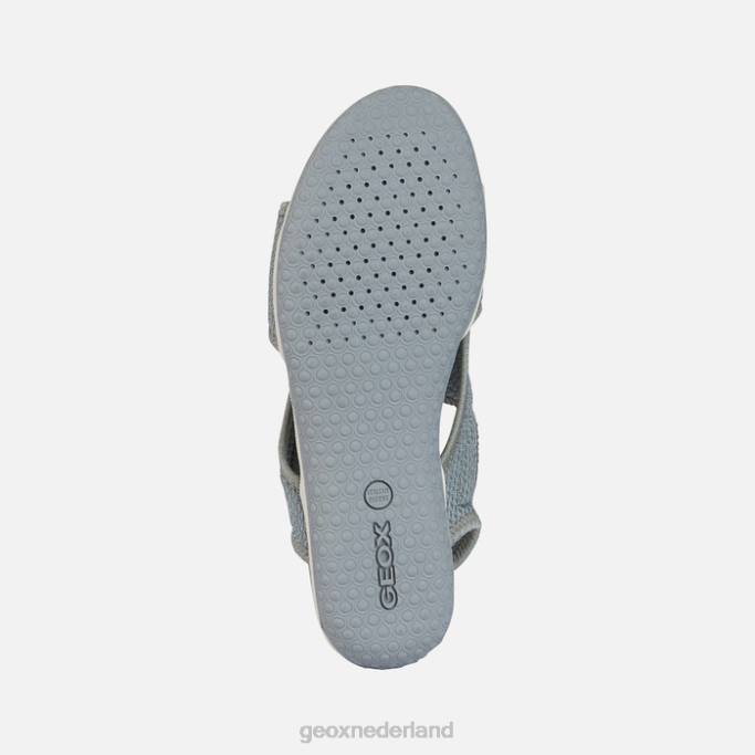 Geox sandaal vega vrouw 282Z235 lichtgrijs