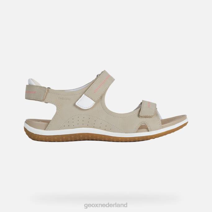 Geox sandaal vega vrouw 282Z56 taupe