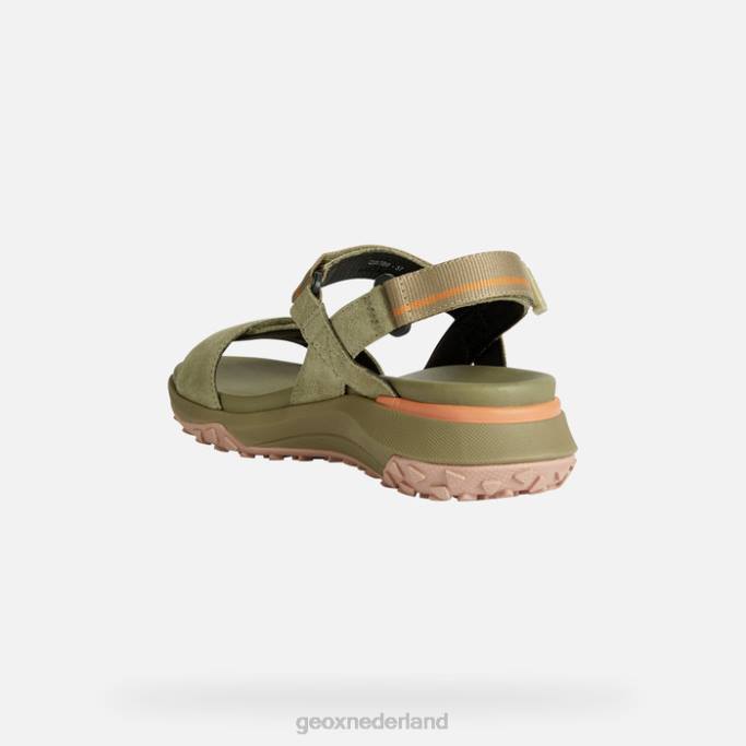 Geox sorapis greep vrouw 282Z1671 pistache